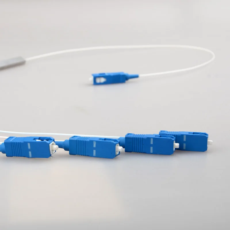 Оптовая продажа 2 шт./лот мини стальная труба оптический PLC сплиттер 1x4