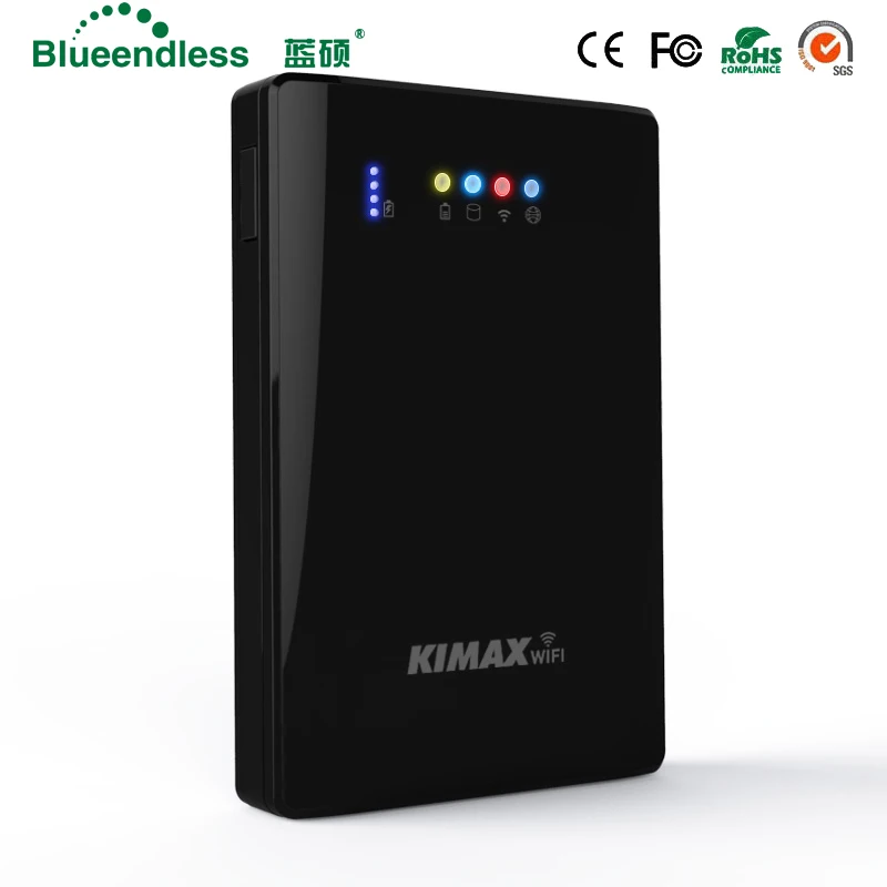 Blueendless 2 5 HDD жесткий диск Wi Fi роутера Sata USB 3 0 корпус с Мощность банка функции (500 г в