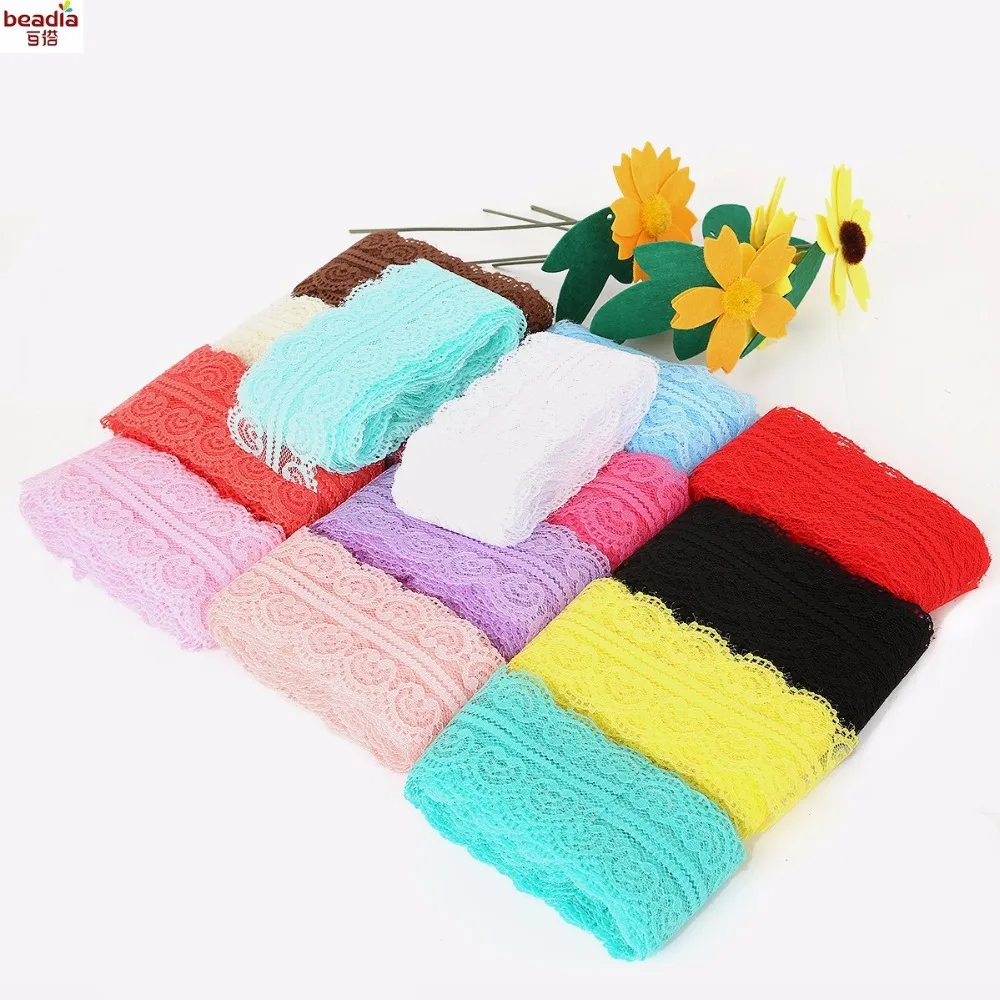 Высококачественная кружевная лента с вышивкой ширина 45 мм 5 12 ярдов/сумка 14