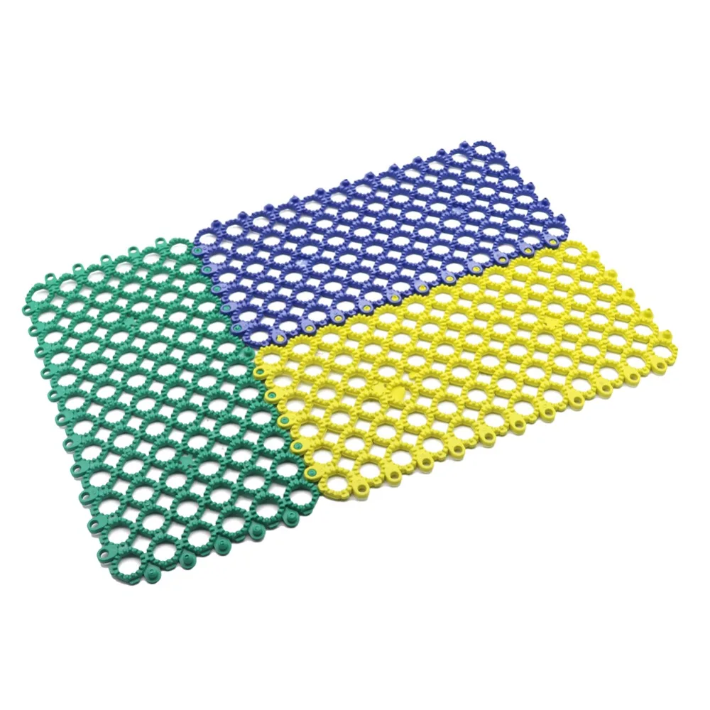 3 вида цветов ПВХ Прошитые коврики для ног животных кролики морская свинка