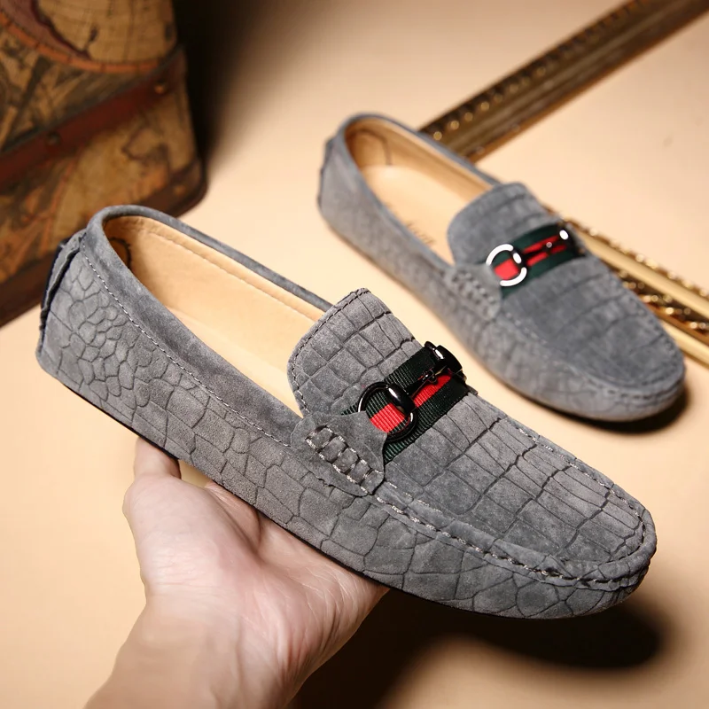 Mocassim masculino Chaussures/Мужская обувь Легкие мужские лоферы из натуральной кожи модная