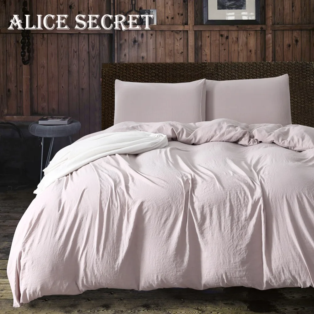 Хлопок белый пододеяльник король королева размер кровать одеяло чехол