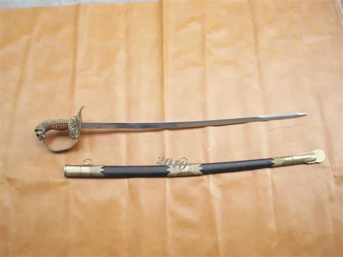S2901 ANTIQUE BRASS LION HEAD GERMAN WKC IMPERIAL NAVAL NAVY SWORD 40.3&quot | Игрушки и хобби