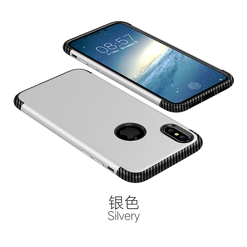 Волоконный чехол Чехол для iPhone 6 6s 7 s iphone 8 S Plus Мягкий силиконовый