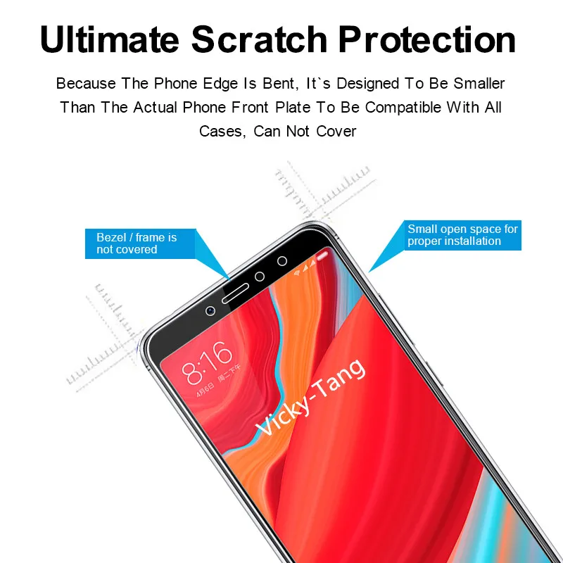 Для стекла Xiaomi Redmi 6 6A защита экрана закаленное стекло для pro Защитная пленка