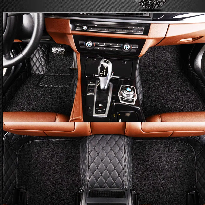 2018 Новое поступление двухслойные автомобильные коврики из искусственной кожи