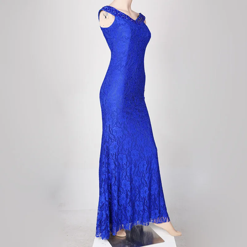 Элегантное летнее кружевное женское длинное платье BLINGSTORY на молнии с