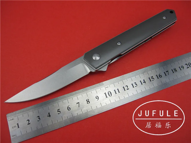JUFULE YIDU Kwaiken шарикоподшипник Флиппер складной нож VG 10 лезвий титановое углеродное