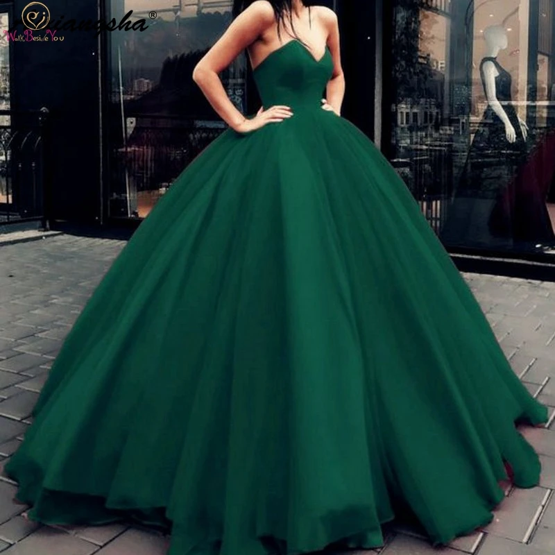Темно Зеленое Платье Бальное