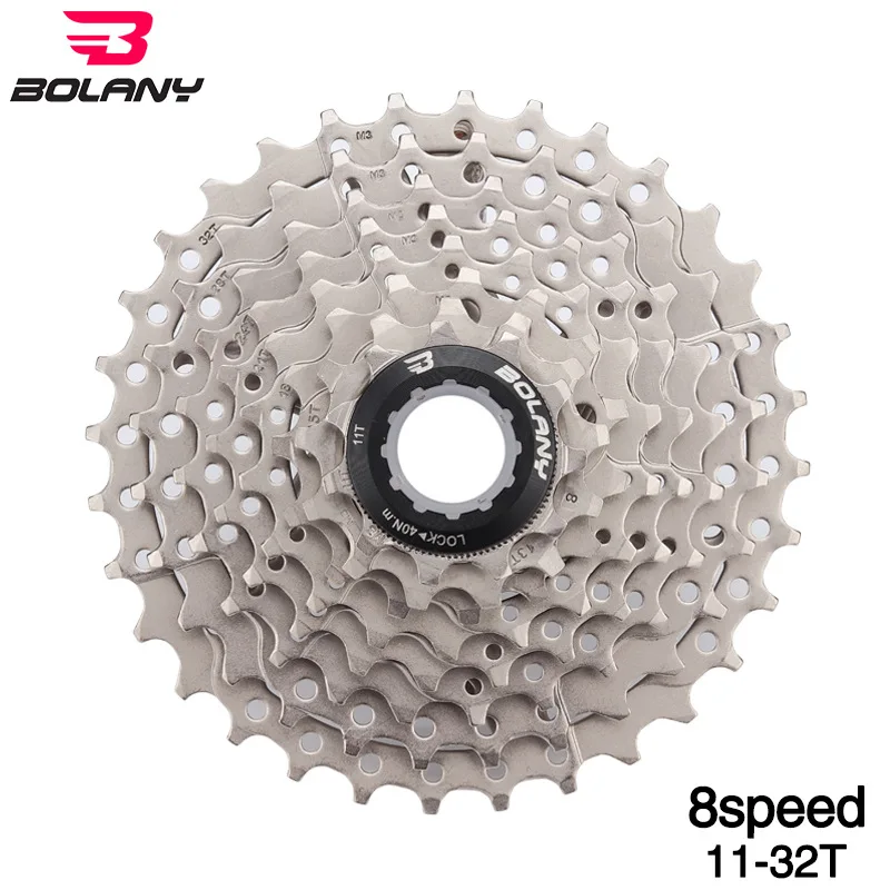 BOLANY 8 скоростная кассета 11 32 T широкого соотношения Freewheel горный велосипед MTB