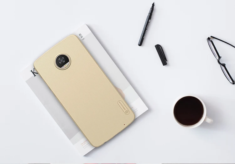 Для Motorola Moto Z2 Играть чехол Nillkin Super Frosted Shield Жесткий Чехол для мото играть с