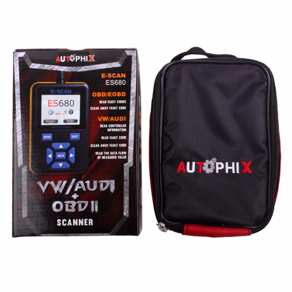 Autophix E-SCAN ES680 VAG RPO+ OBD сканер Авто диагностический инструмент OBD2 читатель Кода OBDII лучше всего подходит для автомобиль Volkswagen детектор