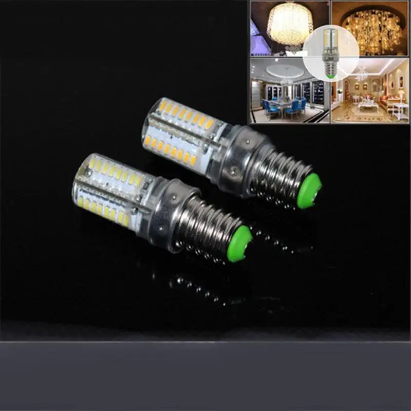 Hobbylan Высокая светящаяся E14 220В 64LED точечная лампа 3014 SMD без мерцания светодиодная