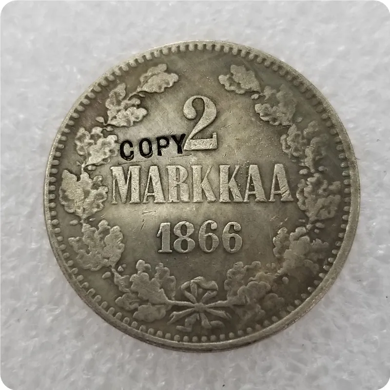 1865S 1874S Finland 2 markkaa копия монеты|Безвалютные монеты| |