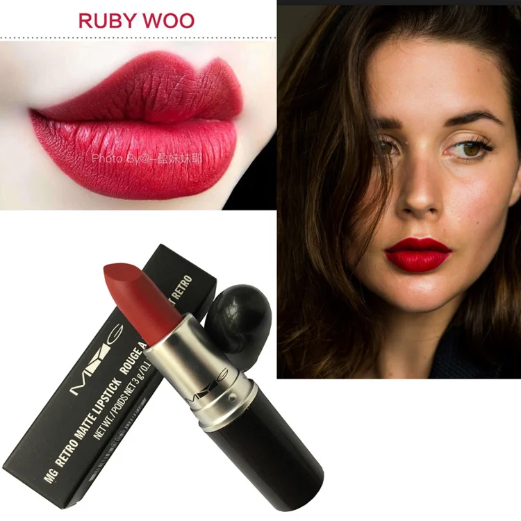 AE5 RUBY WOO MYG матовая губная помада телесного цвета, финишная Увлажняющая губная помада, русская красная леди жук, Rubby Woo Sin Diva - Цвет: AE5 RUBY WOO