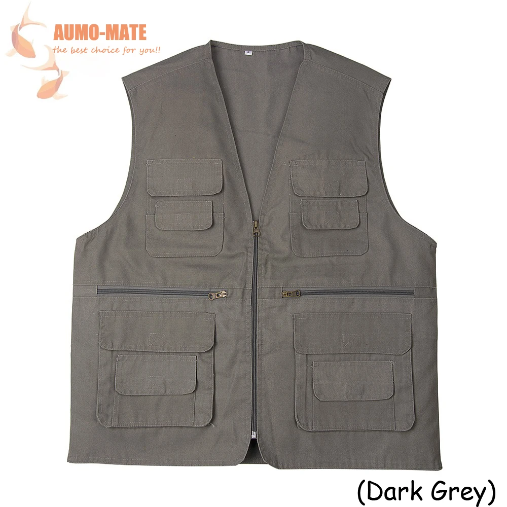 Fly Fishing Vest Outdoor Sleeveless Jackets Cotton Waistcoat Vests Fit For Hiking and Camping | Спорт и развлечения