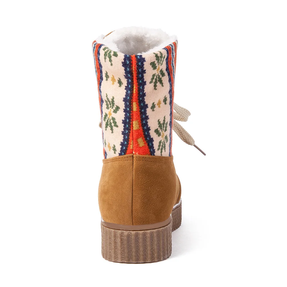 Брендовая новая зимняя теплая обувь на шнуровке Обувь желтого и черного цвета