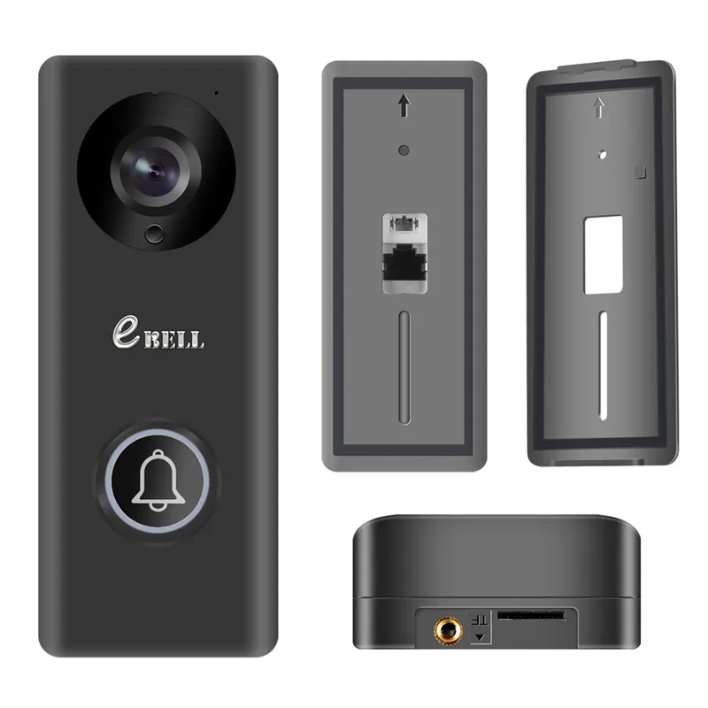 2MP 1080P Wireless WIFI IP Doorbell 150 Degree Wide Angle Video Door Phone