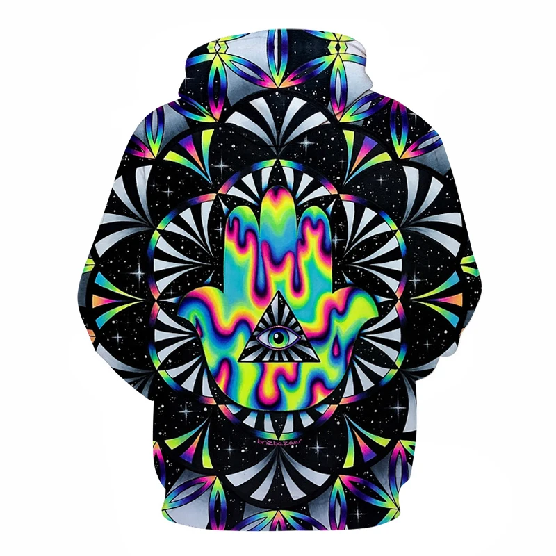 

Trippy hamsa Printed 3d Hoodies Men Hoodie Autumn Sweatshirts Unisex Pullover Novelty Outwear Jackets Male Tracksuits Brand Coat