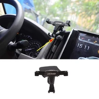 mobile phone holder trim with adjustable air vent clip cover for toyota land cruiser 2016 2019