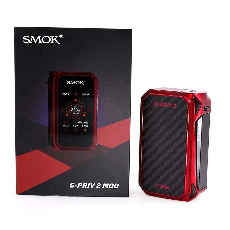 Оригинальный испаритель SMOK Vape Mod G-Priv 2 TC VW Box 230 Вт сигарета электронный мод