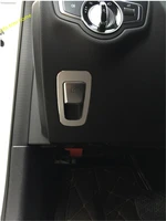 lapetus electrical hand brake parking handbrake button cover trim for mercedes benz c class w205 2014 2021 auto accessories