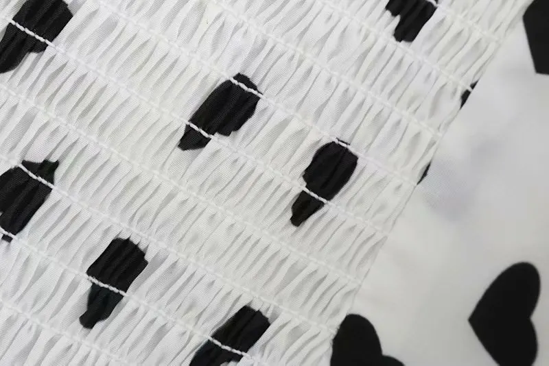 Винтажный кроп топ на шнурках с принтом в виде сердца и цветочным соблазнительная Женская одежда Короткие