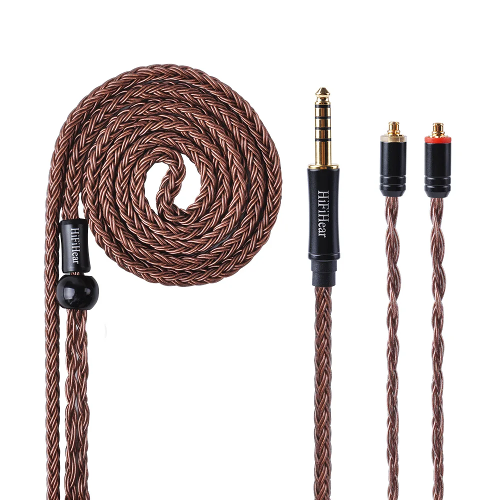 HiFiHear 16 Core посеребренный кабель 2 5/3 5/4 4 мм балансный с MMCX/2pin для BLON BL 05 BL05 ZSX плотным