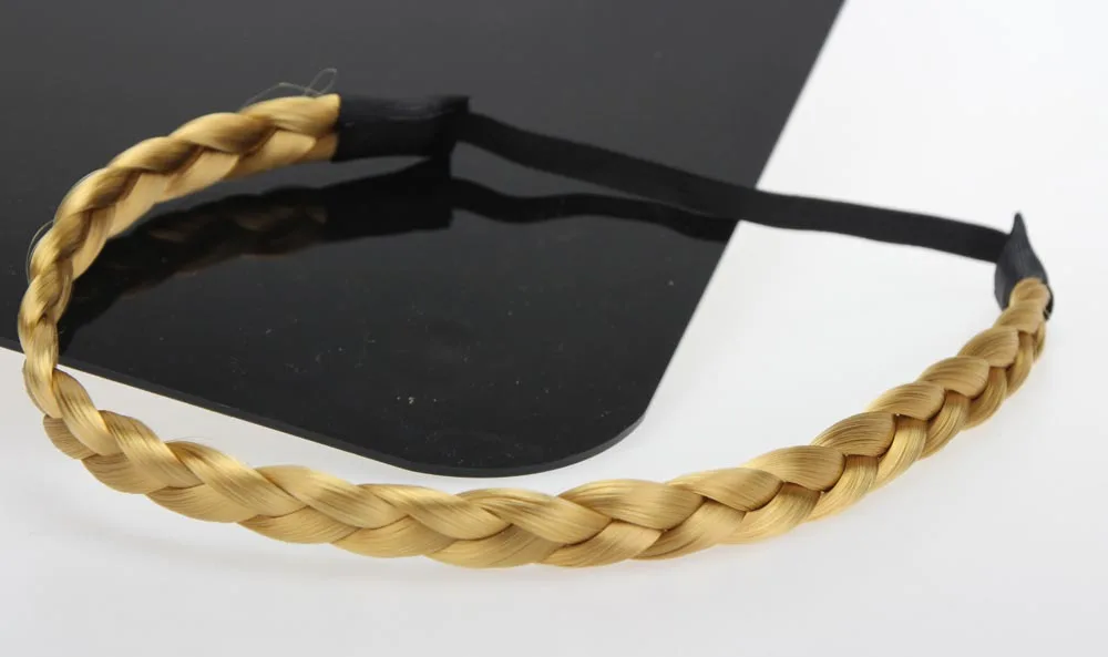 Плетеные эластичные повязки для волос резинка женщин девочек детей повязка на