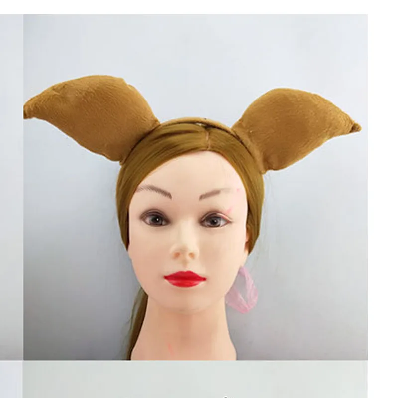 Детский костюм для мальчиков и девочек с 3d-повязкой на голову хвостом лапой