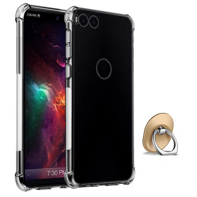 Чехол для Smartisan Nut R1, мягкий прозрачный чехол из ТПУ с подушкой безопасности, чехол для телефона s для Smartisan NutR1 DE106, задняя крышка - Цвет: clear