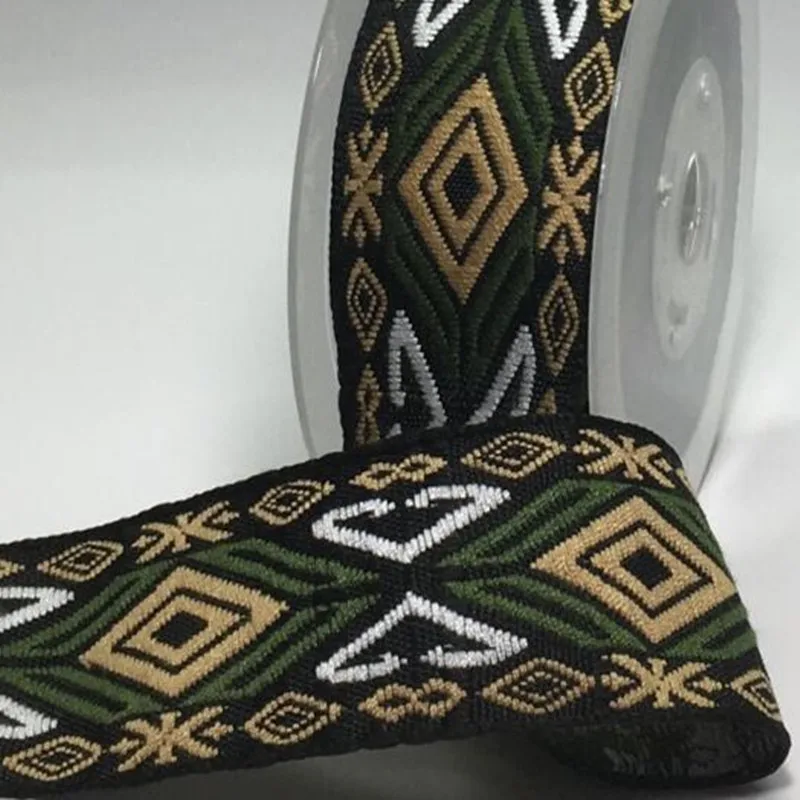 Жаккардовая тесьма 40 мм в стиле нации для гитары американском родном лента