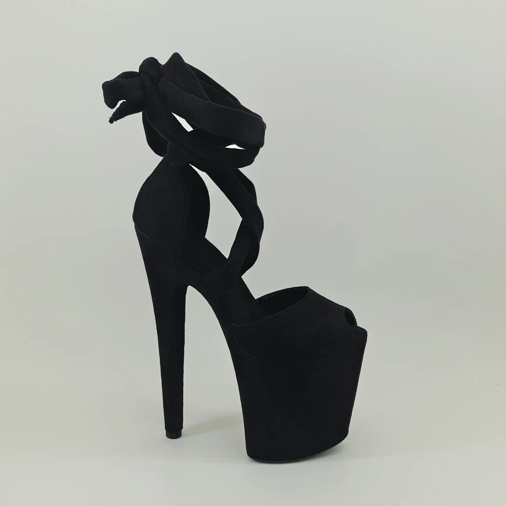 Leecabe 8Inch/20cm Women's Platform Sandals party High Heels Shoes Pole Dancing Shoes
