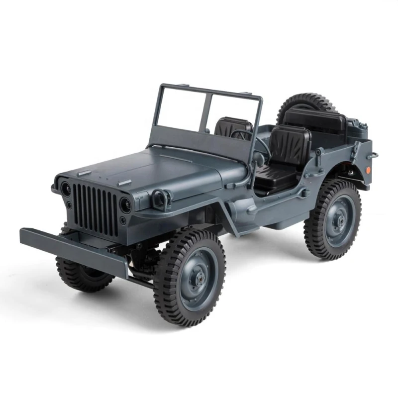 

Military Model Electric Toys 1:10 Scale 2.4G 4WD World War II U. S. Army RC Willys JEEP Truck Model Toy For Gift Kids Collection