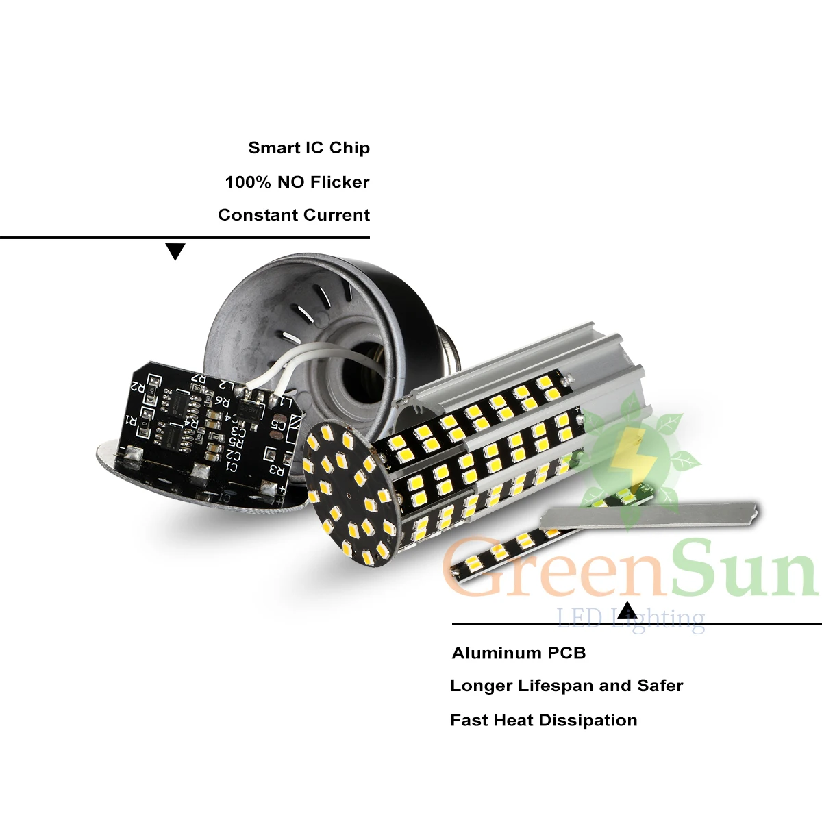Затемнения 6 Вт 2835 SMD СВЕТОДИОДНЫЙ Светодиодная лампа-кукуруза E14 E27 G9 GU10 B22