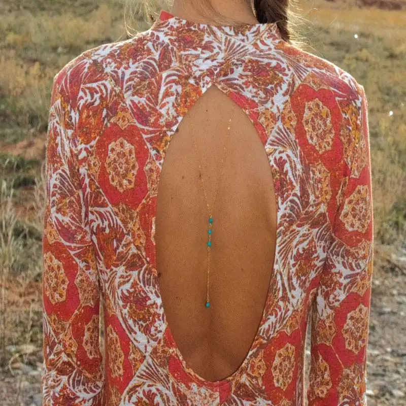 2018 Fashion Long Chain Bohemian Style Multiple Type Necklace Heavy Metal Beach Summer Women's Jewelry | Украшения и