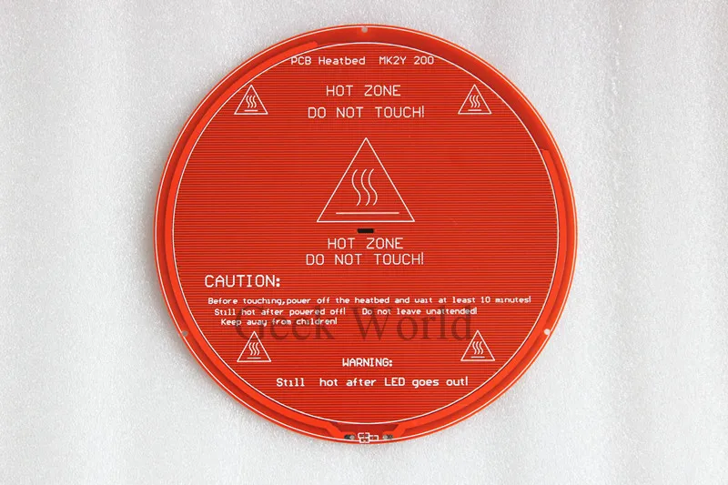 Новинка! Delta Rostock 3d принтер MK2Y Круглая Тепловая кровать аналогичная MK3 печатная