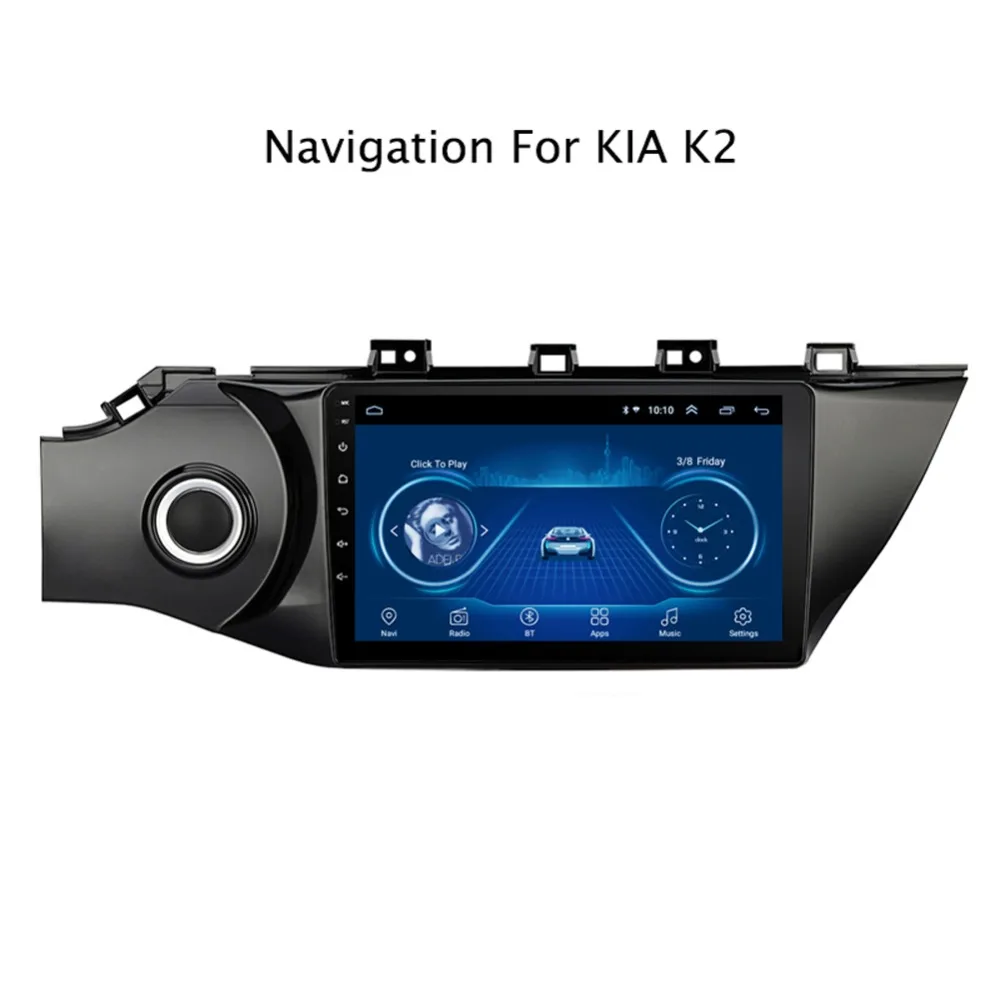 " супер тонкий сенсорный экран Android 8,1 радио gps навигация для Kia RIO K2 головное устройство планшеты стерео Мультимедиа Bluetooth