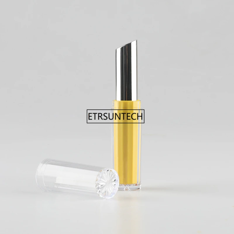 100 шт. разноцветный тюбик для помады желтый УФ-бальзам губ пустой косметический