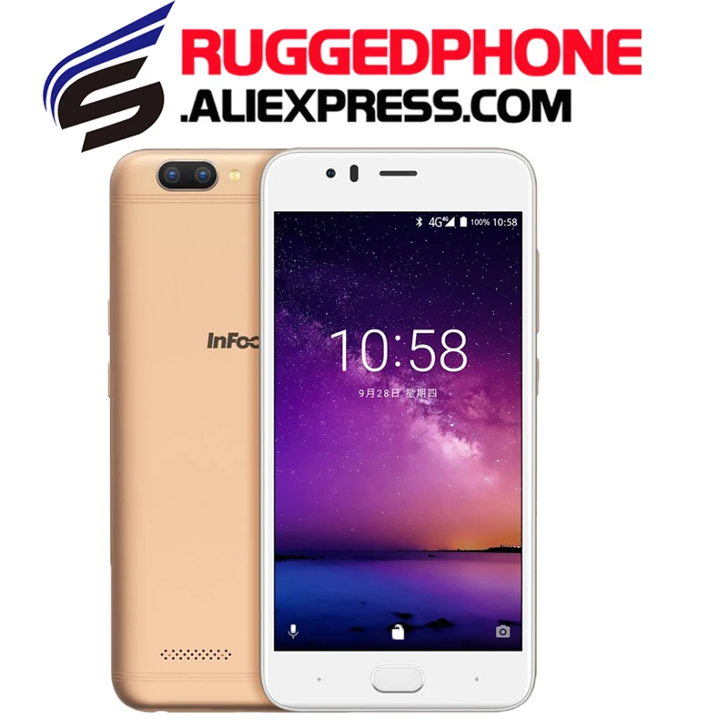 Infocus A3 2 Гб Оперативная память 16 Встроенная 3050 mAh 5 дюйма Quad core 1280*720 13MP + MPDual сзади