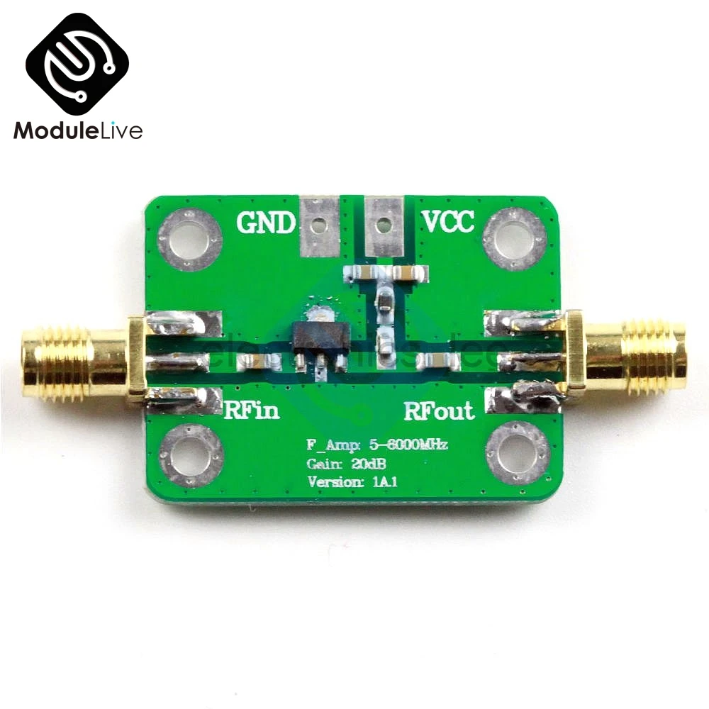 Модуль усилителя LNA 5 6000 МГц 6K усиление 20 дБ широкополосный усилитель RF с низким