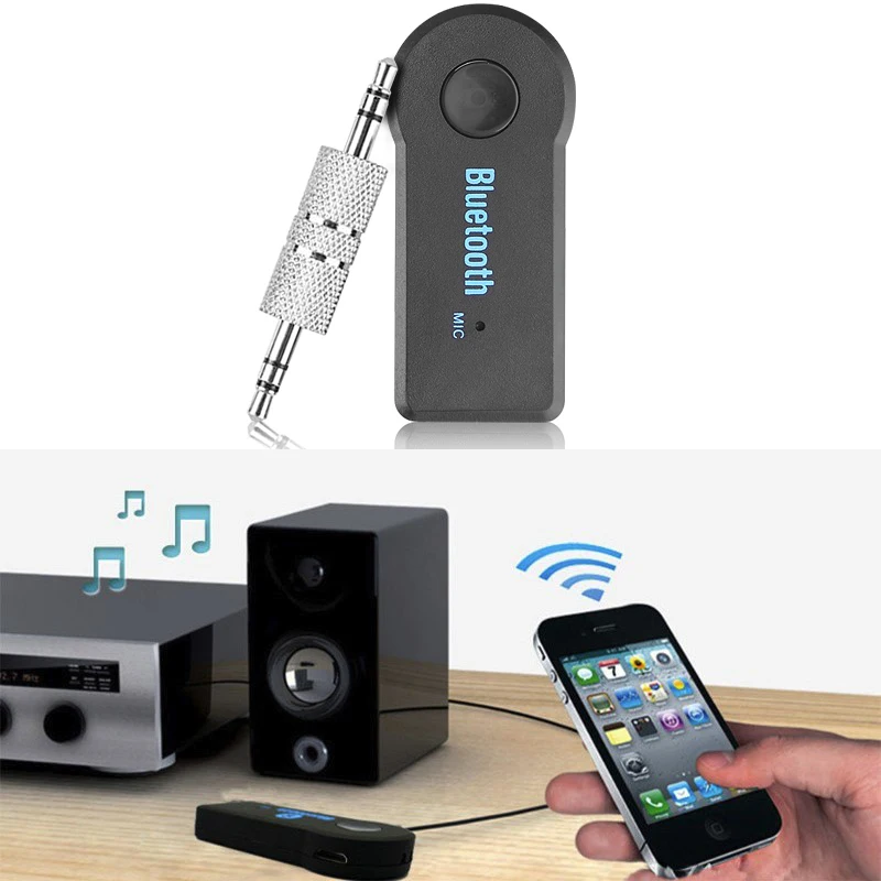 Беспроводной Bluetooth AUX аудио приемник адаптер 3 5 мм джек Aux громкой связи Car Kit MP3 Music