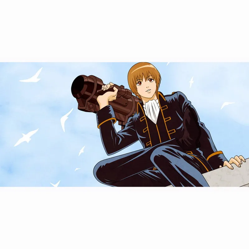 2017 Бесплатная доставка бамбуковое полотенце Gintama большие полотенца аксессуары