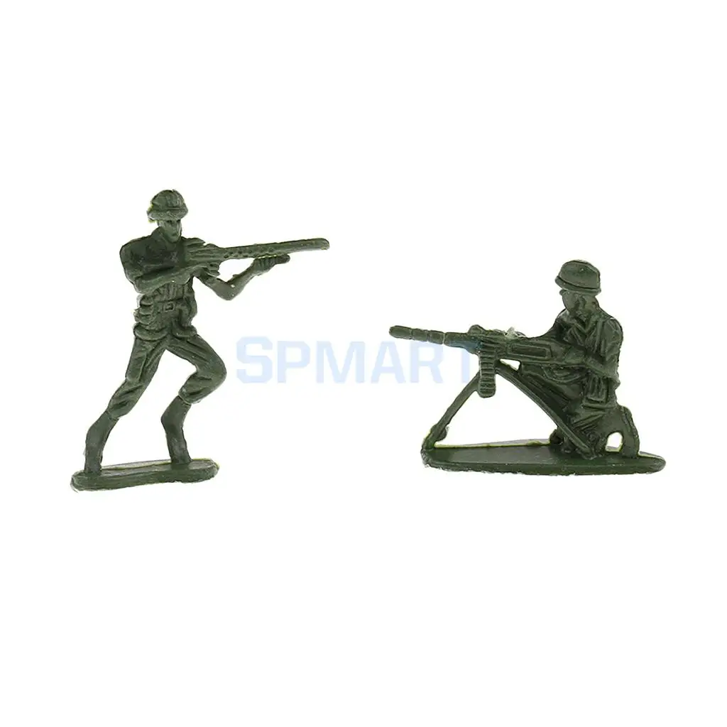 120 шт. Пластик армейский Playset 4 см Вторую мировую войну армейская куртка Для мужчин