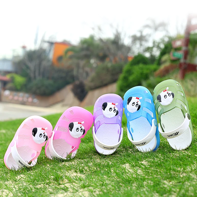 Дети 2017 новые сандалии тапочки мальчики девочки летняя одежда нескользящей