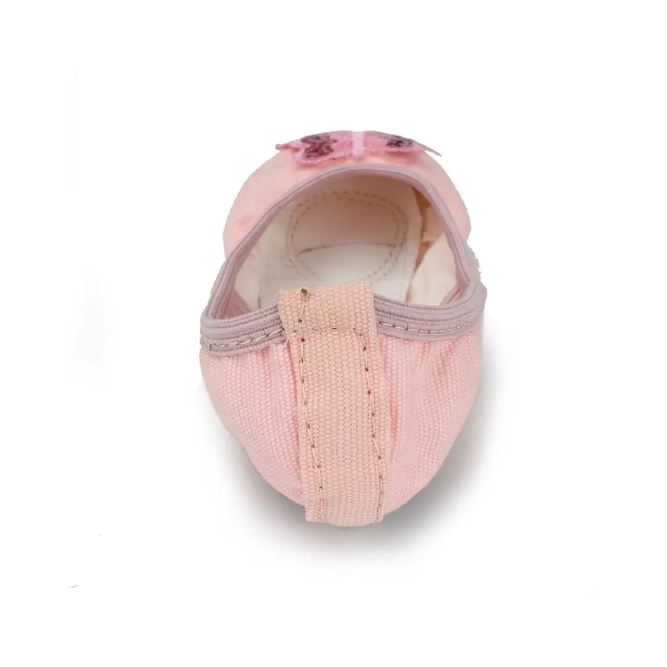 MSMAX B130 Ballet Flats Children Dance Sneakers Embroidered Butterfly-knot Yoga Practice Shoes |