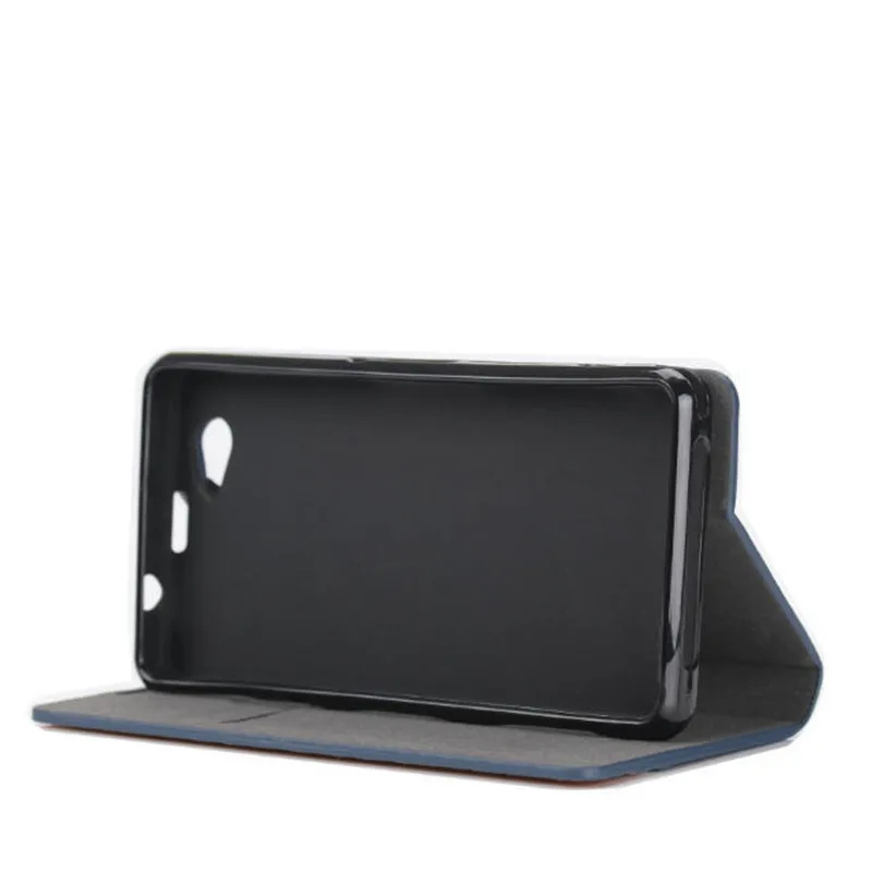 Модный выразительный Чехол-бумажник из искусственной кожи для Sony Xperia Z1 Compact D5503