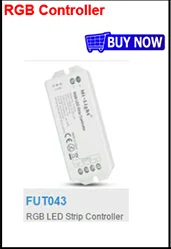 FUT068 AC85-265V Milight 2,4 г 6 Вт RGB+ CCT Вай-Фай совместимый смарт светодиодный светильник 2,4G Беспроводной 4-Зона дистанционного управления Android/iOs APP Управление