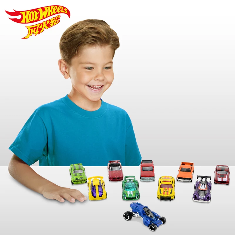 Hot Wheels 1: 64 мини-модель трек ESS BSC 10 автомобильный комплект игрушек для детей Diecast Hotwheels 54886 модели автомобилей подарок на день рождения для детей