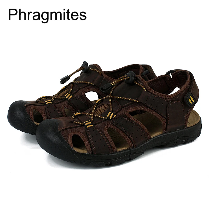 Phragmites/2019 г. Новые сандалии Мужская Летняя обувь противоскользящие мужские из